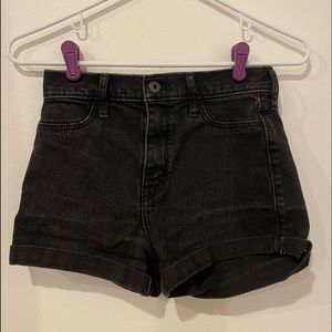 black abercrombie kids shorts